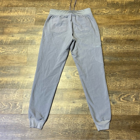 FIGS Technical Collection Zamora Jogger Scrub Pants XS Gray Drawstring Pockets - Picture 7 of 9